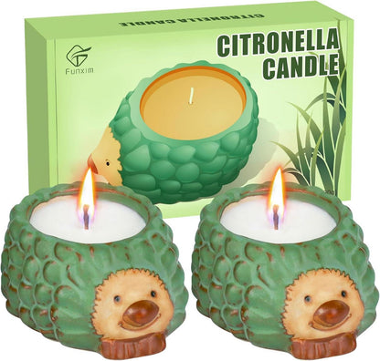 Citronella Kerze Outdoor 2er Set Natürliches Sojawachs
