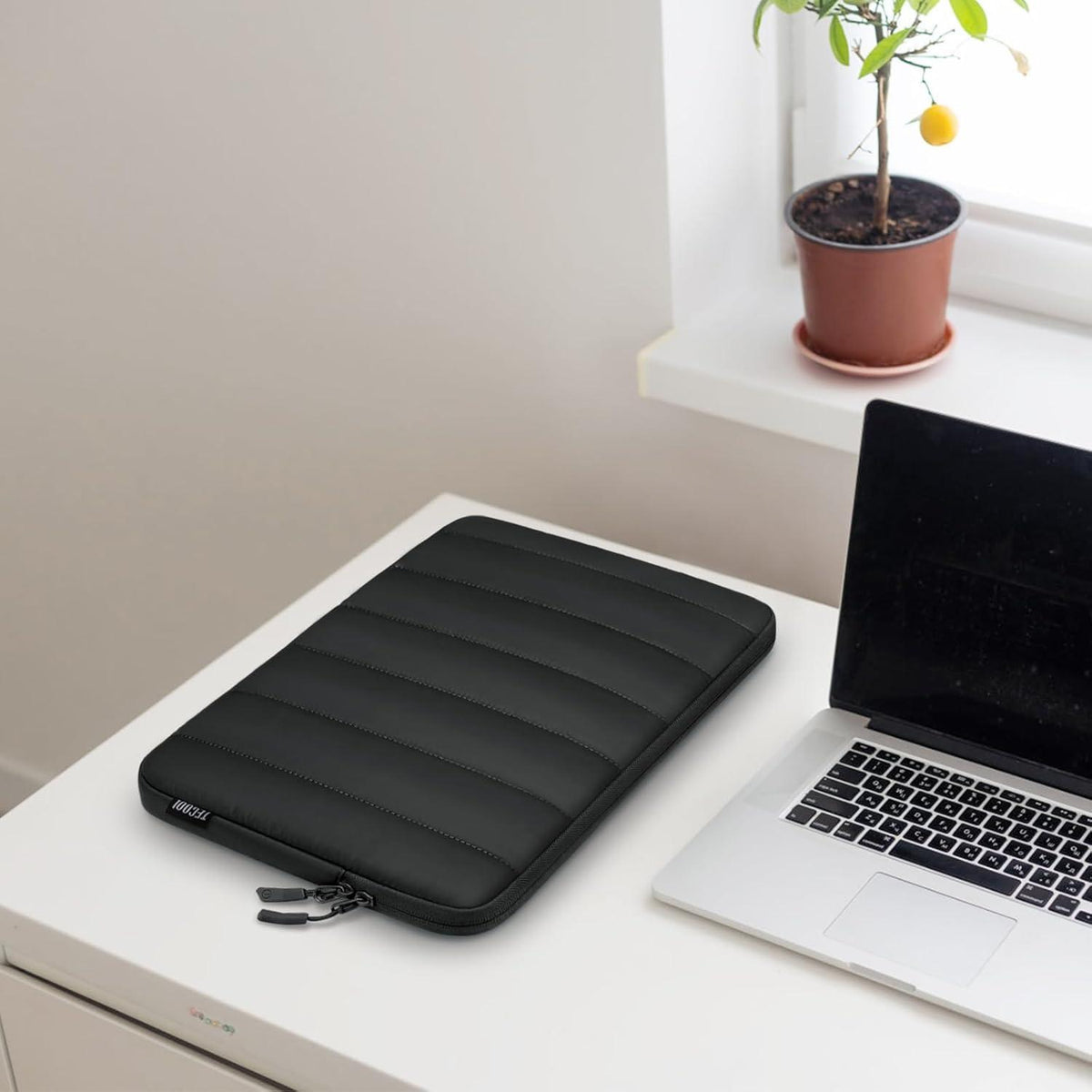Laptop Hülle 13.3 Zoll für MacBook Air Pro 13 M2 M1 2022-2012, Schwarz
