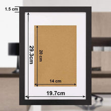 Bilderrahmen A4 Holz mit Plexiglasfenster für Wanddekoration