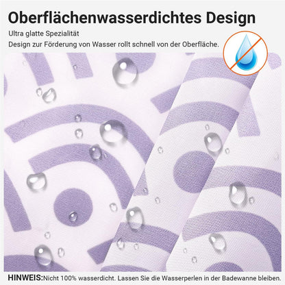 Duschvorhang Blume 220x200cm Polyester Textil Wasserdicht