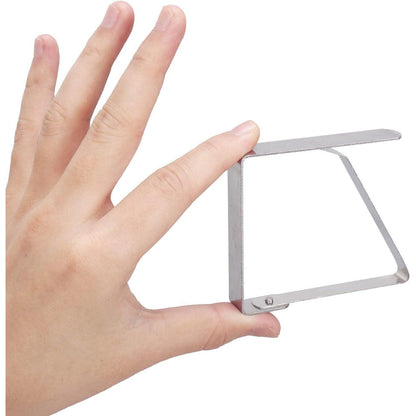 Große Tischtuchklammern Edelstahl für 3-5 cm Tischplatten (4 Stück)