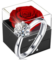Ewige Rote Rose Infinity Rosen Box Konservierte Blumen