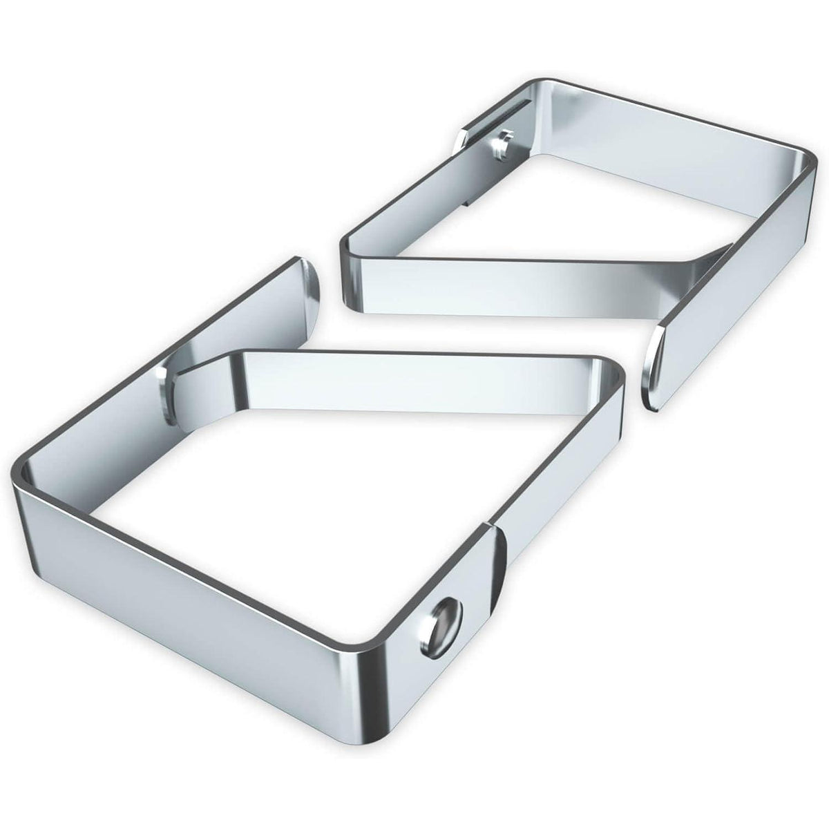 6er Set Tischtuchklammern Edelstahl für 2,5-4cm Tischplatten