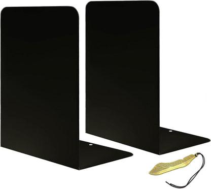 Buchstützen Metall Vintage Schwarz 1 Paar Bücherhalter Regal Bookends