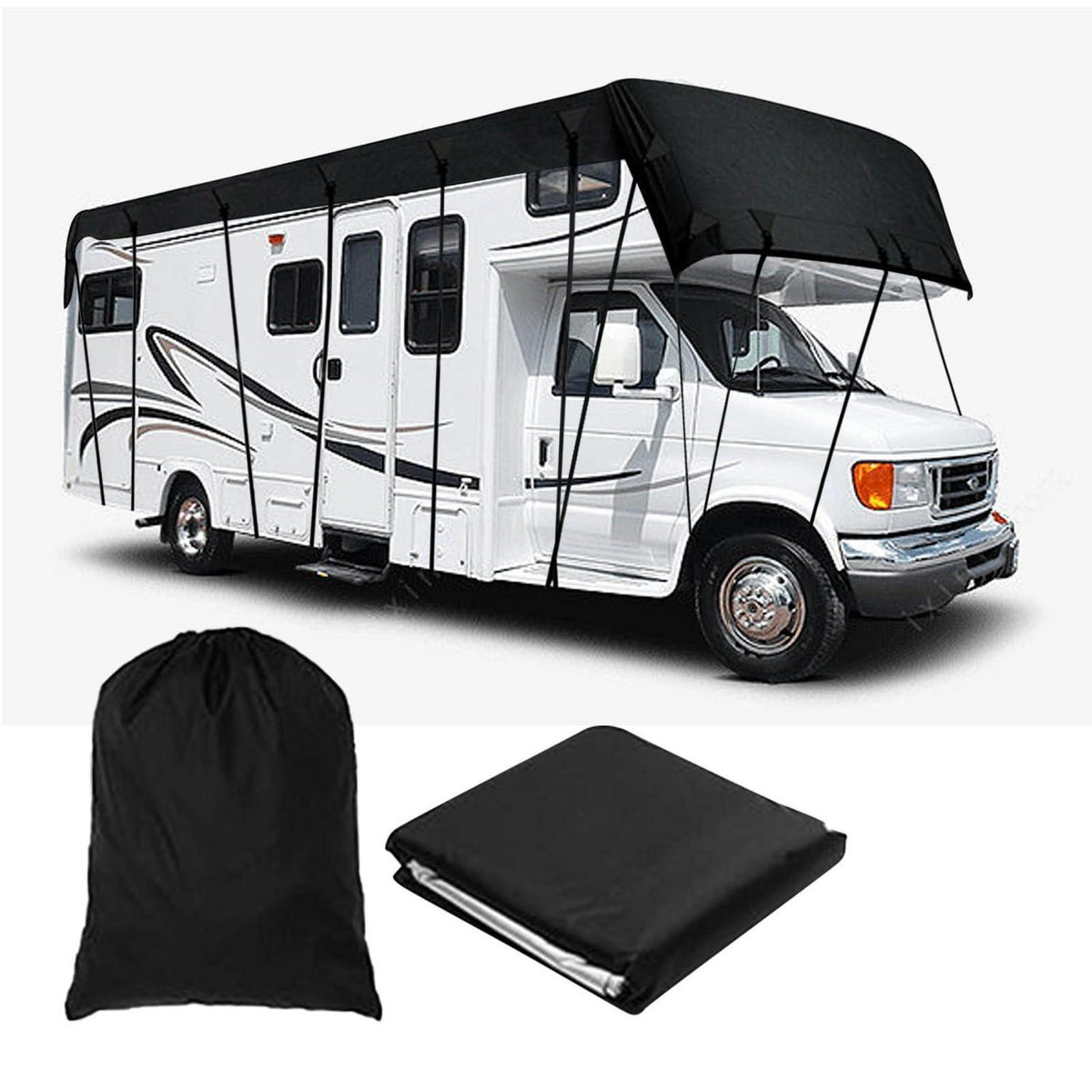 Wohnmobil Dachschutzhülle 6,5 x 3 m – 210D Oxford Gewebe