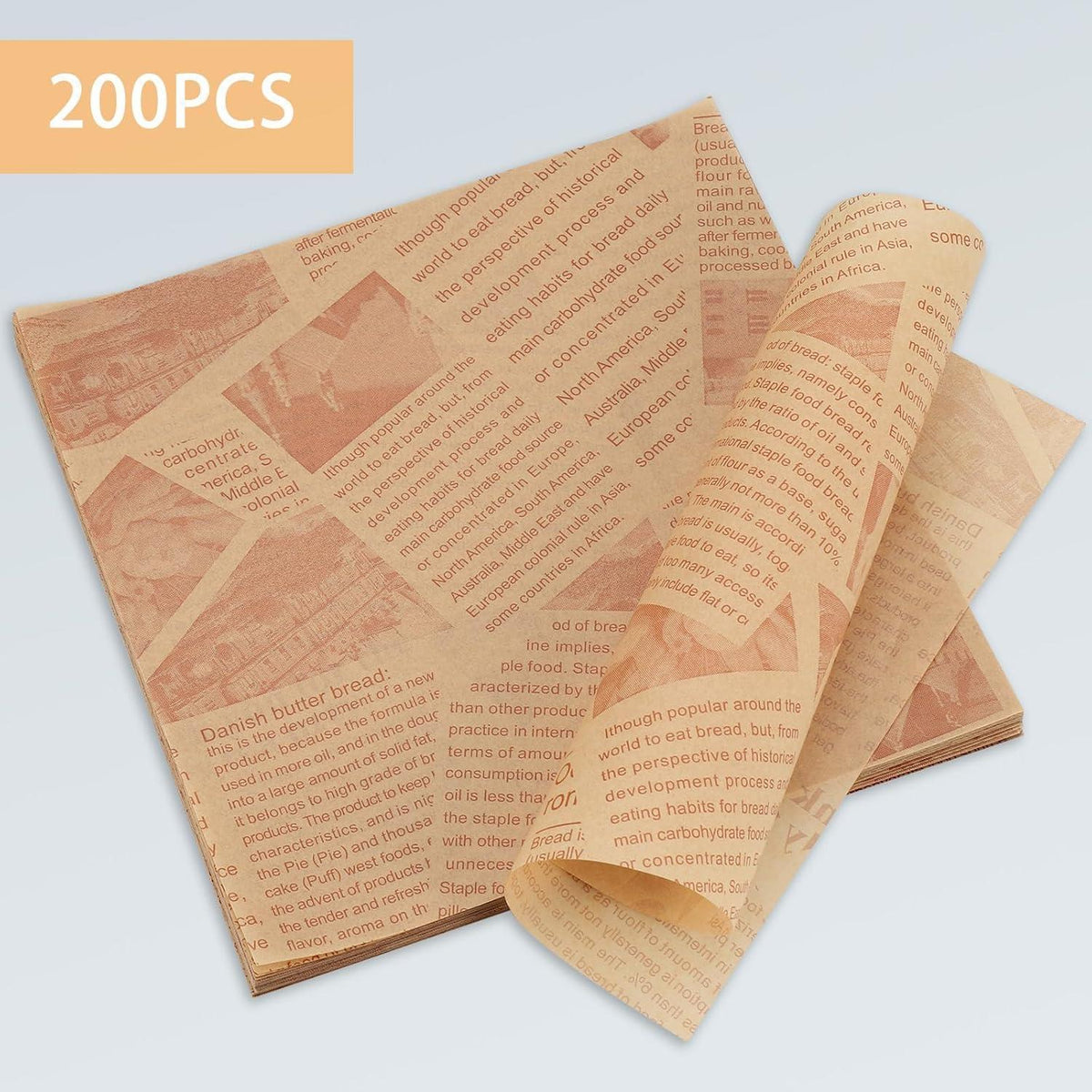 Deli Papierblätter 200 Stk. 18x18cm, umweltfreundlich