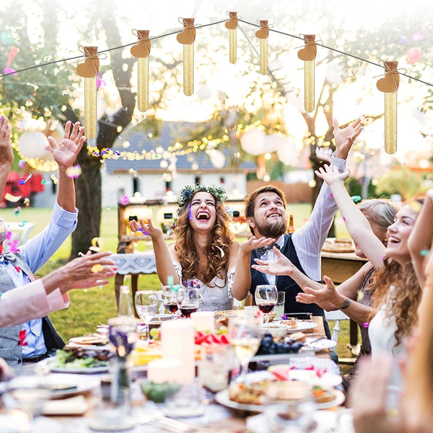 Reagenzgläser 40 Stück Korken Kunststoff Blumen Geschenk DIY