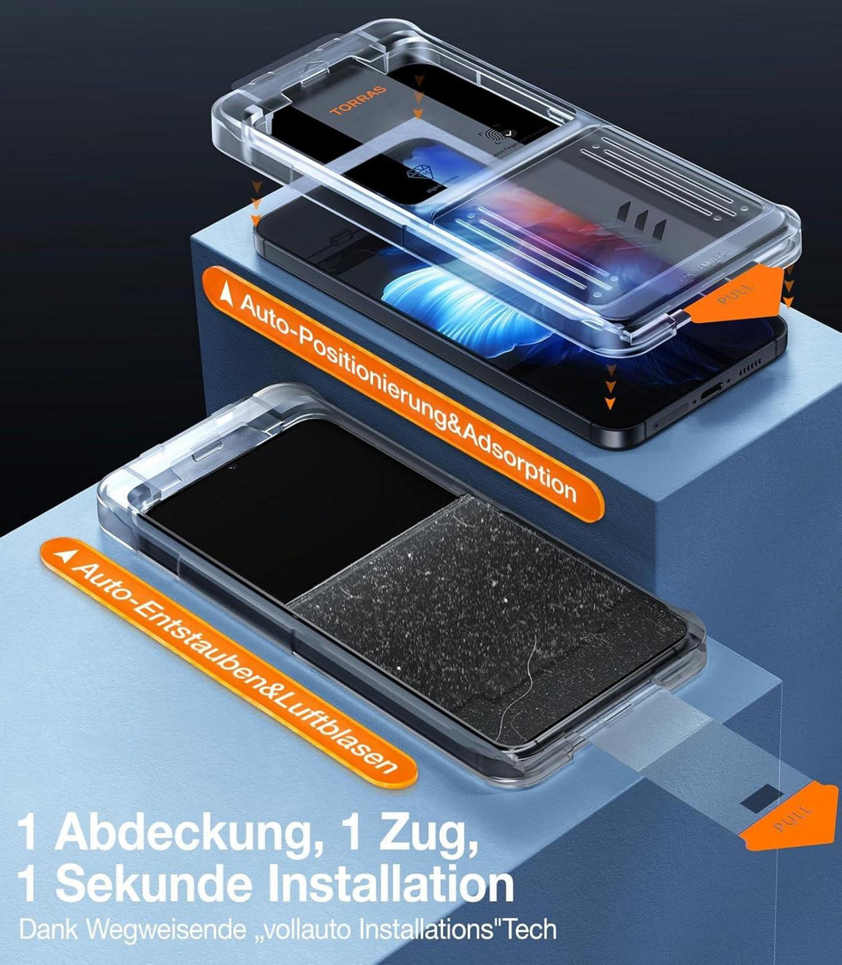 Schutzglas Samsung Galaxy S24 Panzerglas 9H+ 2 Stück