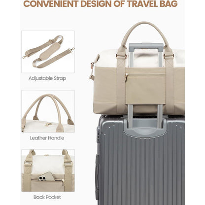 Damen Reisetasche mit Schuhfach Weekender Handgepäck