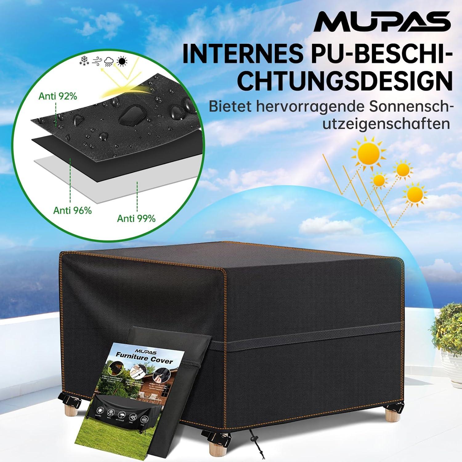 Abdeckung Gartenmöbel 420D Wasserdicht Winddicht 150x130x90cm