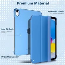 iPad 10.9 Hülle Smart Case Cover Blaue Welle Transluzent Schutzhülle
