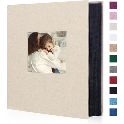 Fotoalbum Leinen 400 Fotos 10x15cm Beige
