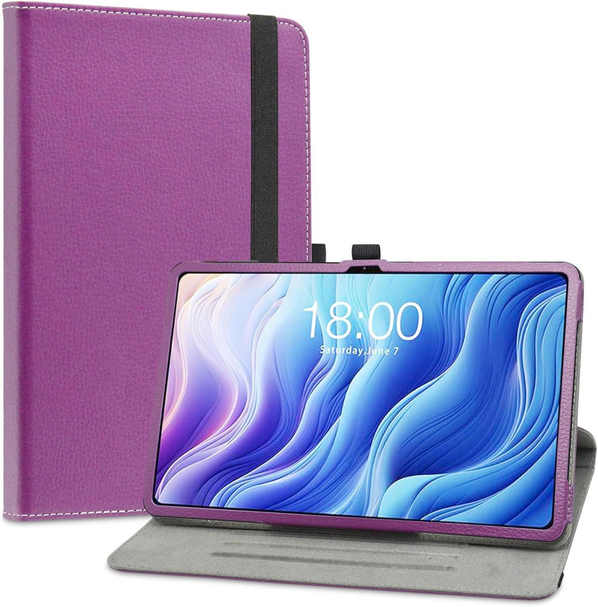 Tablet Hülle 360° Drehbar TECLAST T60 Oukitel OT5s 12 Zoll Violett