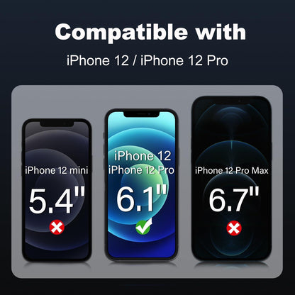Sichtschutz Panzerglas für iPhone 12 Pro 6,1 Zoll [2