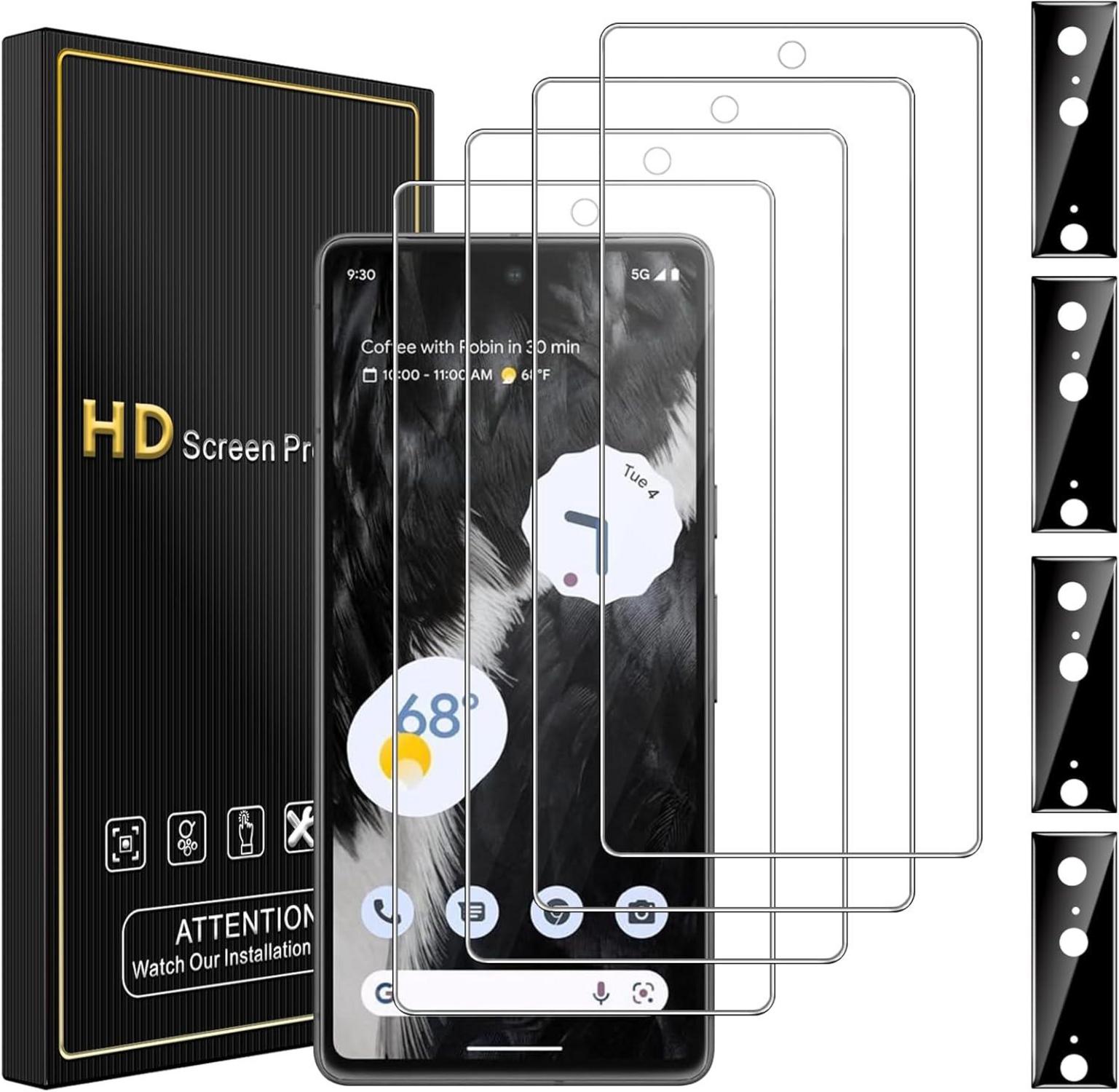 Panzer Schutzglas Kameraschutz Google Pixel 7 Display HD Folie