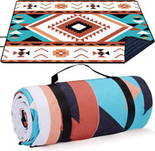Picknickdecke Wasserdicht Strandmatte 195x150cm Blau
