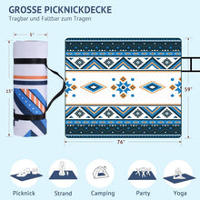 Picknickdecke Wasserdicht 195x150cm Sandfrei Outdoor