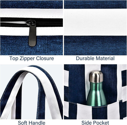 Große Strandtasche Damen Wasserdicht XXL Shopper Badetasche