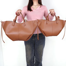 TIAASTAP Kunstleder Tote Bag Damen Groß Shopper