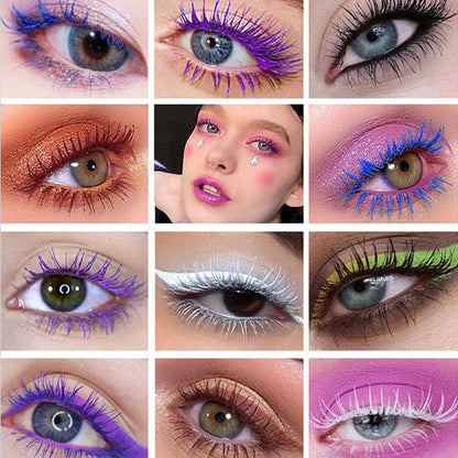 Wimperntusche Blau Wasserfest Wimpern Färben Wischfest