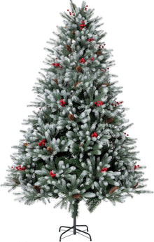 Künstlicher Weihnachtsbaum 120 cm Premium PE/PVC mit Tannenzapfen