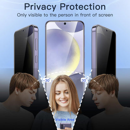 JETech Samsung Galaxy S24+ 5G Sichtschutz 6,7 Zoll Gehärtetes Glas 2 Stück