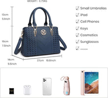 Miss Lulu Damen Handtasche Mittelgroß PU-Leder Umhängetasche