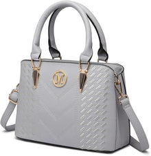 Große Miss Lulu Handtasche Damen PU-Leder Mittelgroß Schwarz