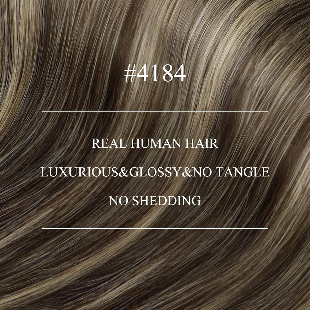 Nanoring Extensions Echthaar Balayage Ombre Dunkelbraun Aschblond 60cm