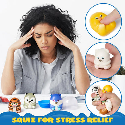 20x JOYIN Squishies Anti Stress Spielzeug Kawaii Tiere für Kinder Party Favors