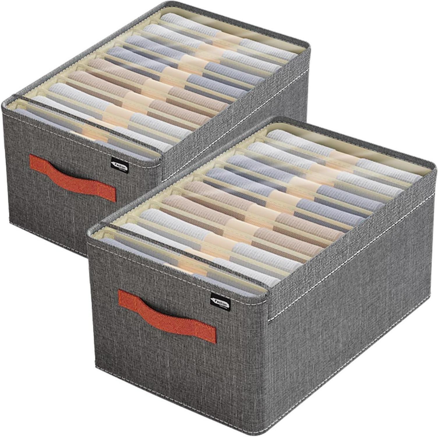 Kleiderschrank Organizer Set mit Deckel, Schubladen Ordnungssystem 9