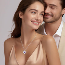 CDE Kette Damen Herz Halskette Sterling Silber Geburtsstein