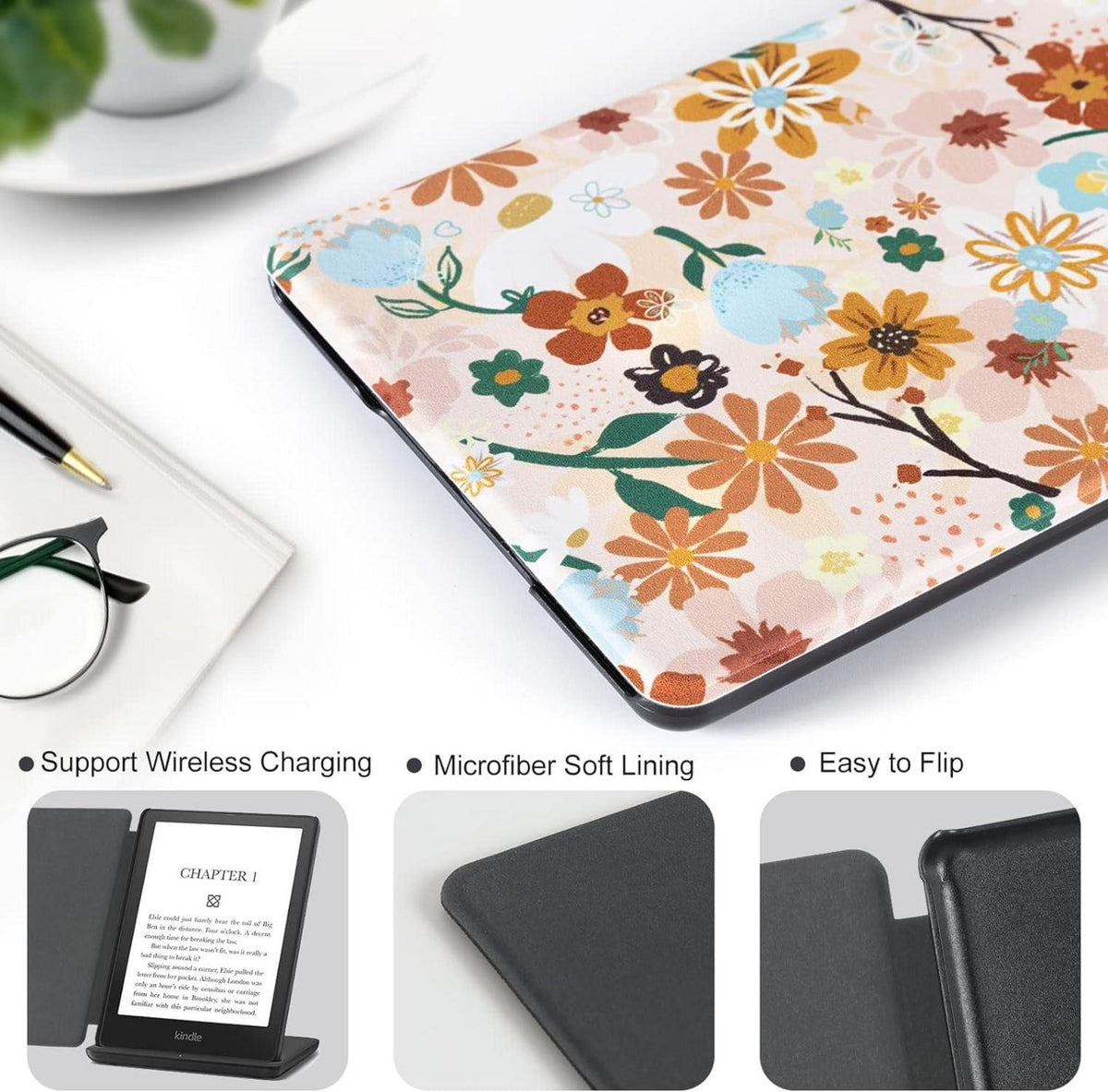 CoBak Hülle für Kindle Paperwhite 11. Gen 2021 - Smart-Cover mit Auto-Sleep-Wake-Funktion