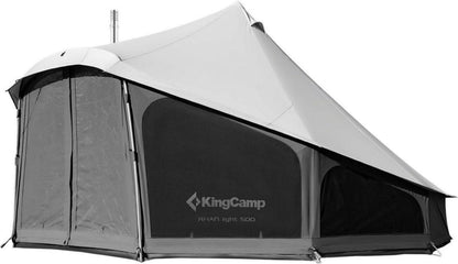 KingCamp Luxus Glampingzelt 4-6 Personen 180-Grad-Sichtfenster