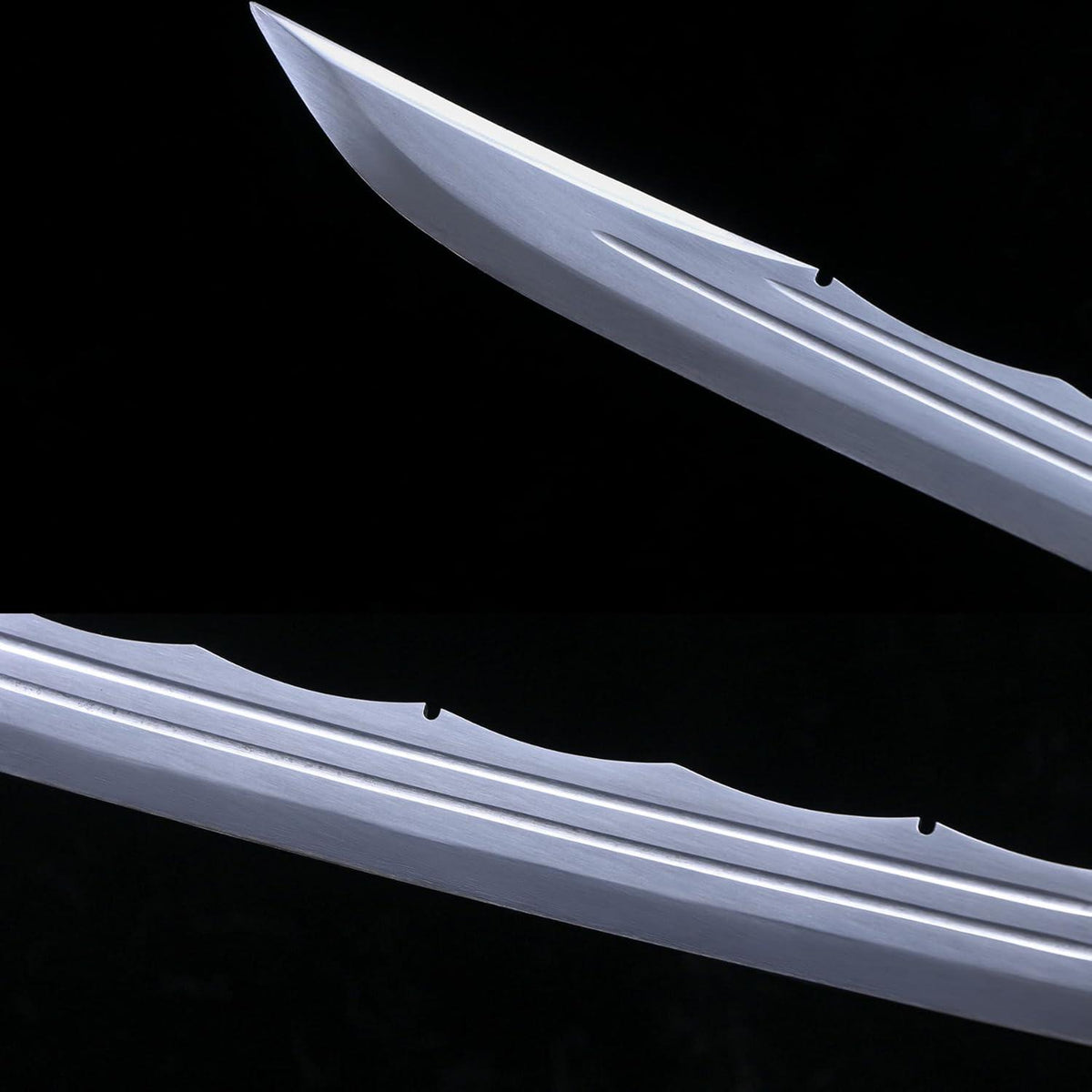 110cm Handgeschmiedetes Broadsword Katana aus Manganstahl
