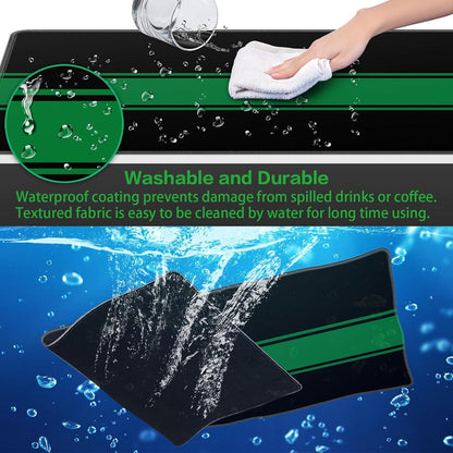 Abetcabe Gaming Mauspad XXL 900x400mm Wasserdicht Vernähte Kanten