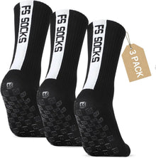 Rutschfeste Grip Fußballsocken 3 Paar für Sport und Freizeit