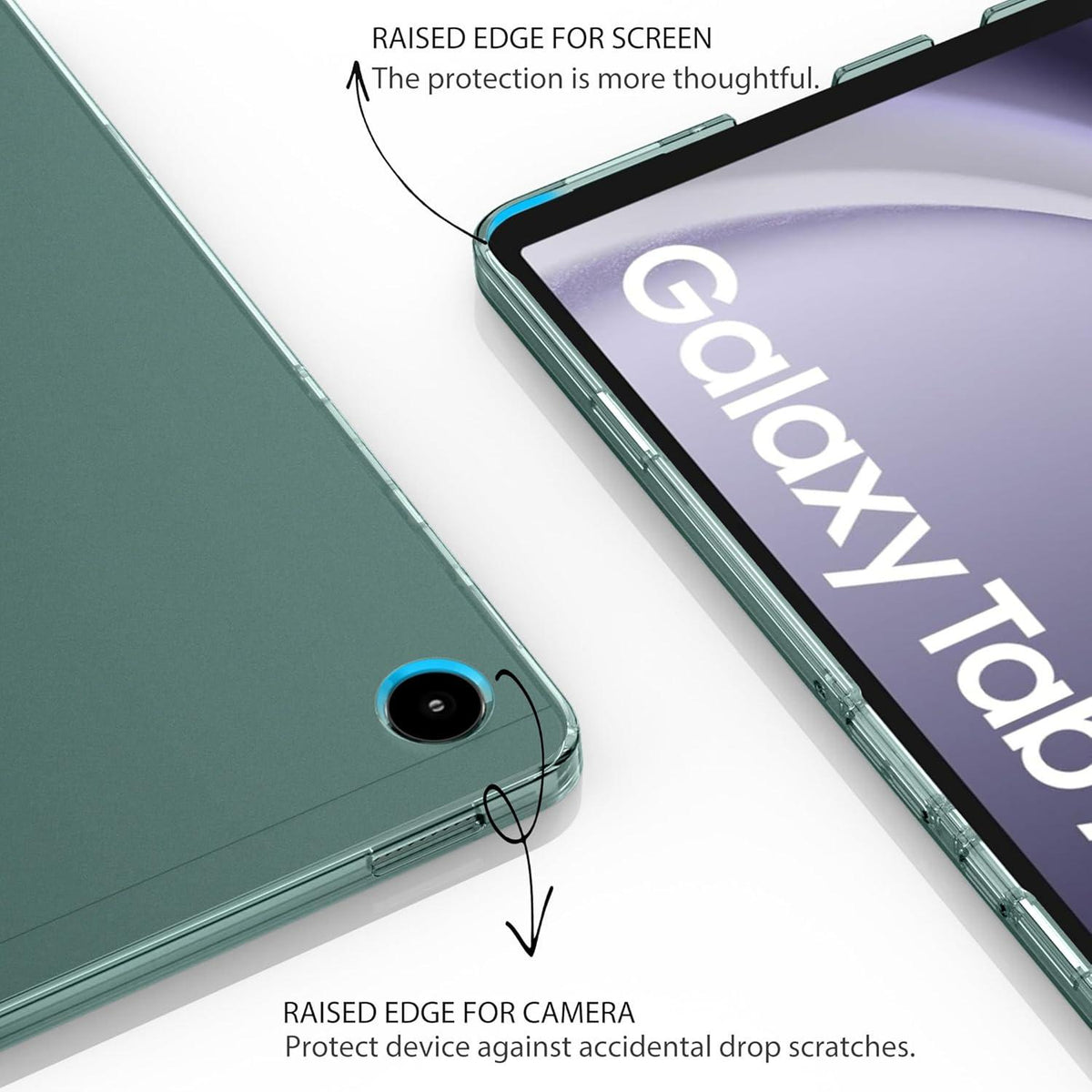 Samsung Galaxy Tab A9 8.7 Hülle 2023 PU Leder Standfunktion Schwarz