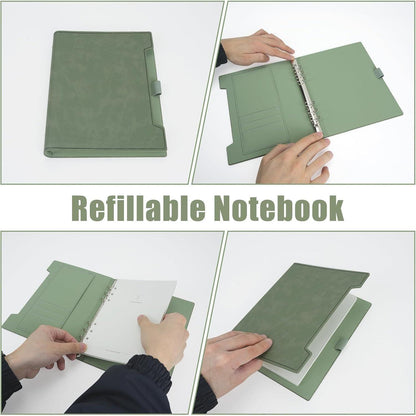 Nachfüllbares A5 Ringbuch mit Stift & 160 Seiten