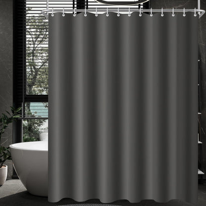 Duschvorhang Dunkelgrau 180x200cm Antischimmel