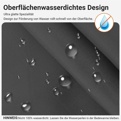 Duschvorhang Dunkelgrau 180x200cm Antischimmel