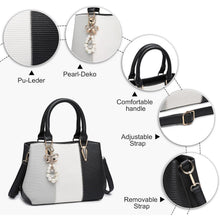 Miss Lulu Damen Handtasche Mittelgroß Farbblock