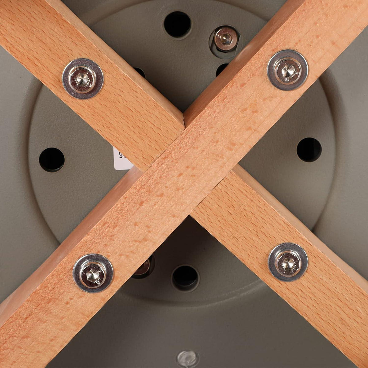 Rechteckiges Esszimmer-Set mit Tisch und 4 Stühlen – Schwarz & Grau