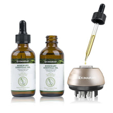 Rosmarinöl Haarwachstum Applikator Massagebürste 120ML Set