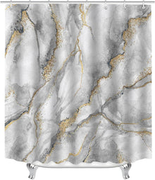 Duschvorhang Marmor 180x180cm Antischimmel Textil