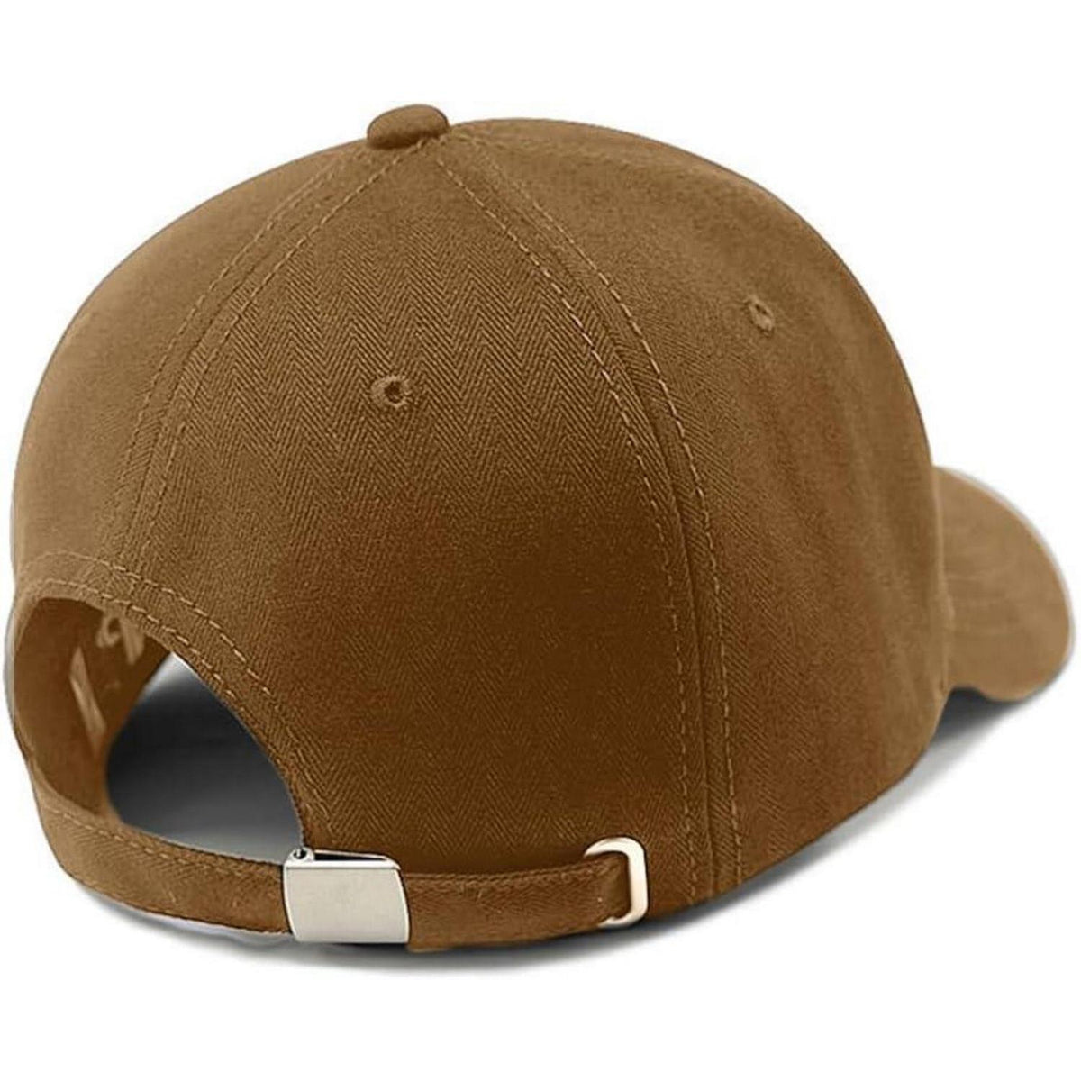 XXL Baseball Cap Herren Baumwolle, Verstellbar, Braun
