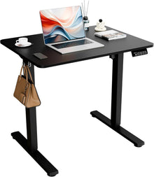 Elektrischer Höhenverstellbarer Schreibtisch 80x60cm Schwarz