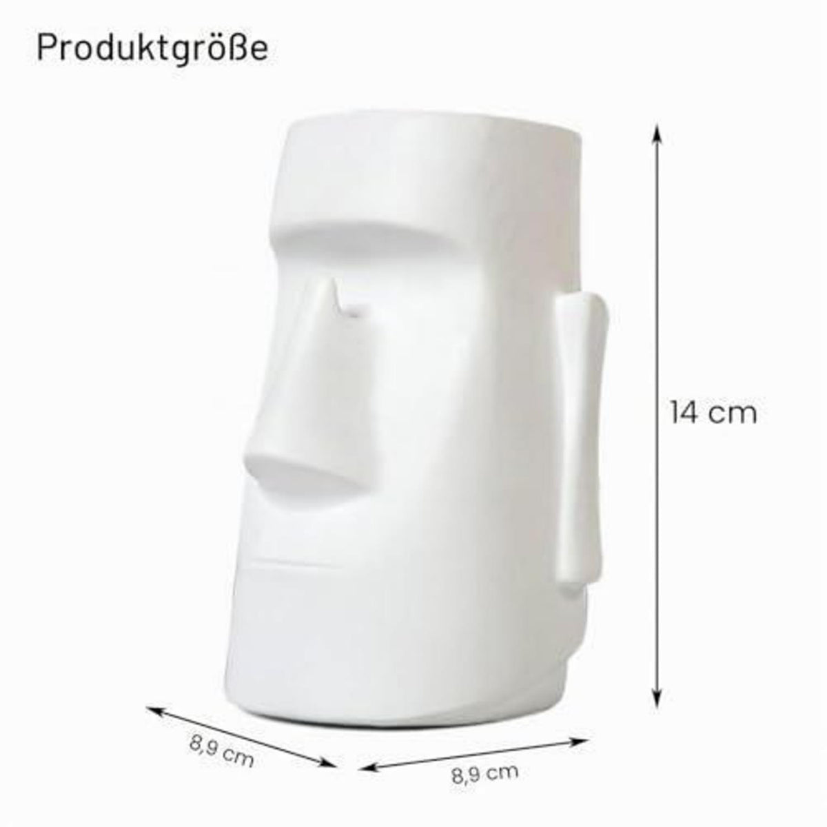 Stifthalter mit Brillenhalter – Weißer Schreibtisch Organizer