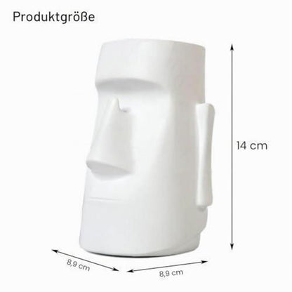 Stifthalter mit Brillenhalter – Weißer Schreibtisch Organizer
