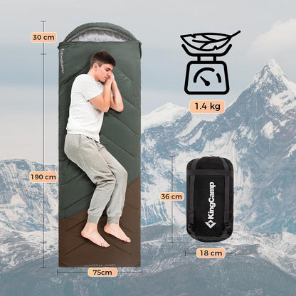 Ultraleichter Camping Schlafsack 3-4 Jahreszeiten Erwachsene